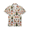 Christmas Santa & Reindeer Polo Shirt